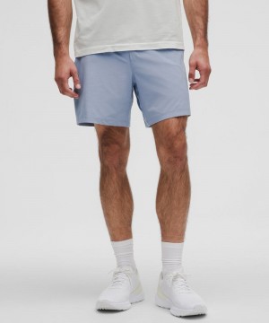 Σορτσ Lululemon Pace Breaker Linerless 7" ανδρικα μπλε | Greece-4930285
