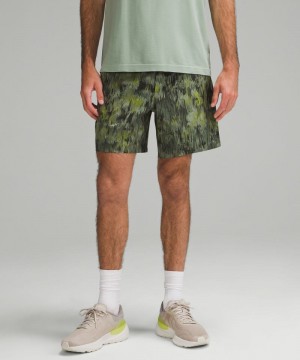 Σορτσ Lululemon Pace Breaker Linerless 7" ανδρικα πρασινο Πολύχρωμο | Greece-9428103
