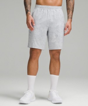 Σορτσ Lululemon Pace Breaker Linerless 9" ανδρικα ασπρα Πολύχρωμο | Greece-9806341