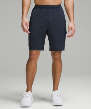 Σορτσ Lululemon Pace Breaker Linerless 9" ανδρικα σκουρο μπλε | Greece-9023548