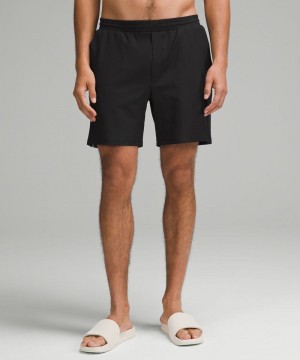 Σορτσ Lululemon Pool 7" ανδρικα μαυρα | Greece-7905146