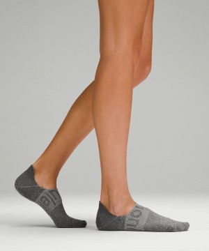 Καλτσεσ Lululemon Power Stride No-Show with Active Grip γυναικεια ασπρα γκρι μαυρα | Greece-9745230