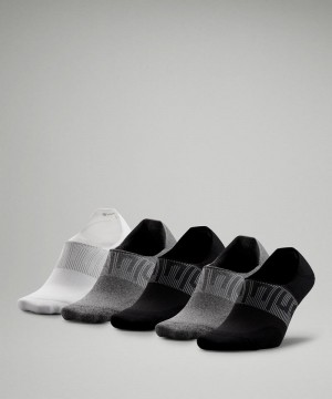 Καλτσεσ Lululemon Power Stride No-Show with Active Grip ανδρικα μαυρα γκρι ασπρα | Greece-9861205