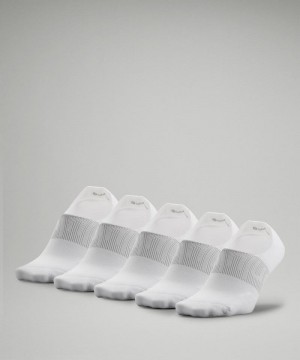 Καλτσεσ Lululemon Power Stride No-Show with Active Grip ανδρικα ασπρα | Greece-5148207