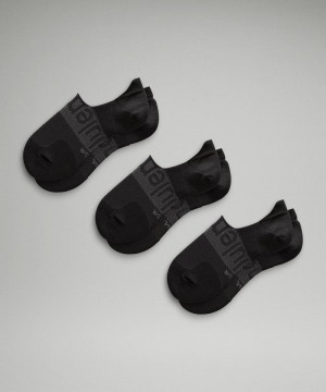 Καλτσεσ Lululemon Power Stride No-Show with Active Grip ανδρικα μαυρα | Greece-1897456