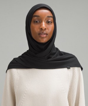 κασκολ Lululemon Pull-On-Style Hijab γυναικεια μαυρα | Greece-4708913