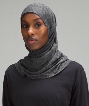 κασκολ Lululemon Pull-On-Style Hijab γυναικεια μαυρα | Greece-8079531