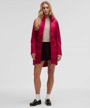 Μπουφαν Lululemon Rain Rebel Insulated γυναικεια μπορντο | Greece-0967431