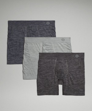 εσωρουχα Lululemon Rapid Vent Tech Boxer 5" ανδρικα μαυρα γκρι σκουρο μπλε | Greece-4831296