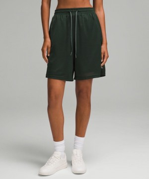 Σορτσ Lululemon Relaxed-Fit Mesh Training 8" γυναικεια πρασινο | Greece-9275864