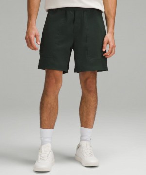 Σορτσ Lululemon Relaxed-Fit Pull-On 7" Light Woven ανδρικα πρασινο | Greece-1045786