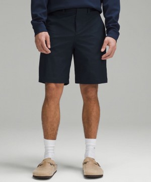 Σορτσ Lululemon Relaxed-Fit Smooth Twill 9" ανδρικα σκουρο μπλε | Greece-6985217