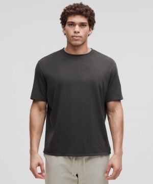 μπλουζακια Lululemon Relaxed-Fit Training Short-Sleeve ανδρικα βαθυ γκρι | Greece-9563082