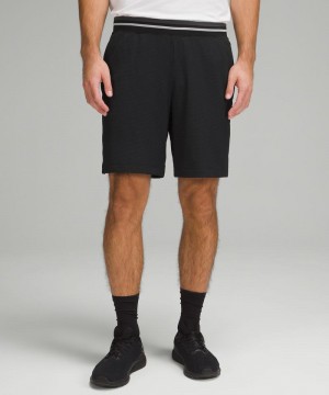 Σορτσ Lululemon Relaxed-Fit Workout Mesh 9" ανδρικα μαυρα | Greece-4097138