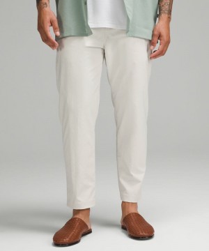 Παντελονι Lululemon Relaxed-Tapered Smooth Twill ανδρικα Μπεζ | Greece-0619487