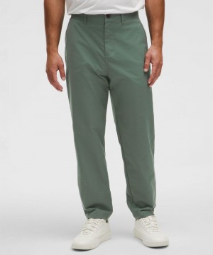 Παντελονι Lululemon Relaxed-Tapered Smooth Twill ανδρικα σκούρο πρασινο | Greece-6485319
