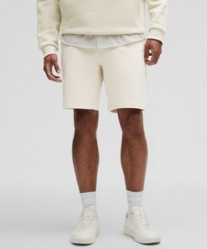 Σορτσ Lululemon Relaxed French Terry 9" ανδρικα ασπρα | Greece-0752481