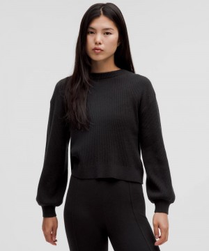 Πουλόβερ Lululemon Reversible Crossover γυναικεια μαυρα | Greece-7485260