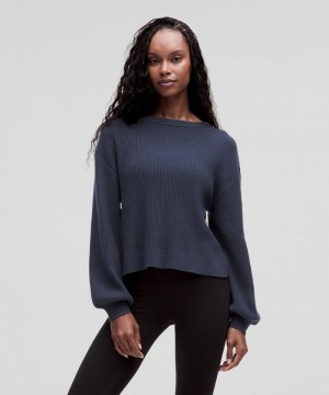 Πουλόβερ Lululemon Reversible Crossover γυναικεια μπλε | Greece-0371458