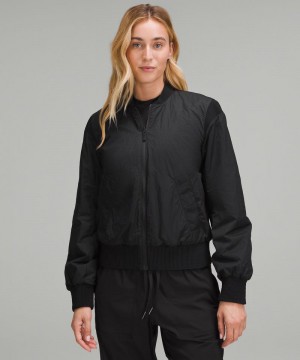 Μπουφαν Lululemon Reversible Insulated Bomber γυναικεια μαυρα | Greece-6493758