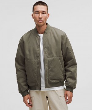 Μπουφαν Lululemon Reversible Insulated Bomber ανδρικα πρασινο | Greece-6759280