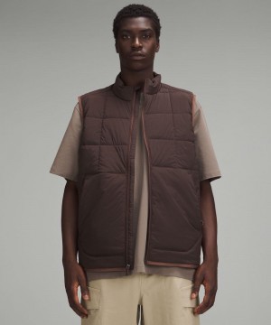 Γιλεκο Lululemon Route Ready Lightweight Insulated ανδρικα σοκολάτα | Greece-9208564