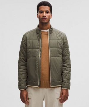 Μπουφαν Lululemon Route Ready Lightweight Insulated ανδρικα πρασινο | Greece-9851324