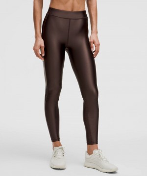 Κολαν Lululemon Satin Shine High-Rise Tight 28" γυναικεια σοκολάτα | Greece-9648125