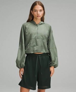 Μπουφαν Lululemon Scuba Cropped Anorak γυναικεια γκρι | Greece-9278105