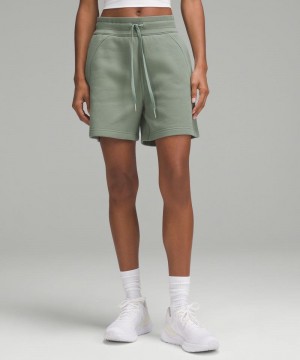 Σορτσ Lululemon Scuba High-Rise 5" γυναικεια γκρι | Greece-0453279