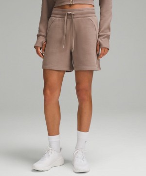 Σορτσ Lululemon Scuba High-Rise 5" γυναικεια γκρι | Greece-0592137