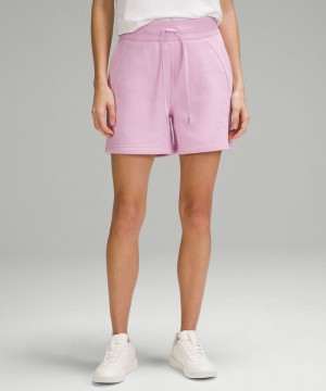Σορτσ Lululemon Scuba High-Rise 5" γυναικεια ροζ | Greece-7169352