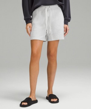 Σορτσ Lululemon Scuba High-Rise 5" γυναικεια ανοιχτο γκρι | Greece-4567209