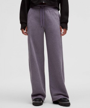 Παντελονι Lululemon Scuba Mid-Rise Wide-Leg Regular γυναικεια βαθυ γκρι | Greece-1294703
