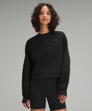 Φουτερ Lululemon Scuba Oversized γυναικεια μαυρα | Greece-6379825