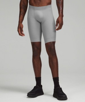 Σορτσ Lululemon SenseKnit Running 10" ανδρικα γκρι | Greece-1864729