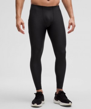 Κολαν Lululemon SenseKnit Running High-Rise Tight 28" ανδρικα μαυρα | Greece-5714803