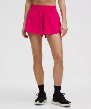 Σορτσ Lululemon Shake It Out High-Rise Running 2.5" γυναικεια ροζ | Greece-0427986