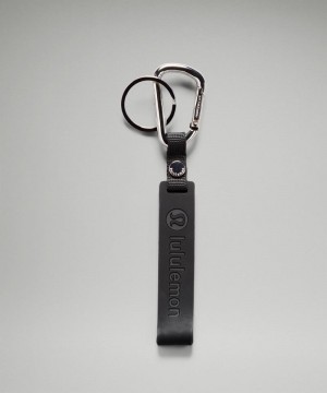 μπρελόκ Lululemon Silicone ανδρικα μαυρα ασημι | Greece-9736025