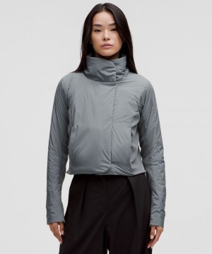 Μπουφαν Lululemon Sleek City γυναικεια γκρι | Greece-6754901