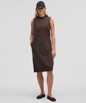 Φορεμα Lululemon Sleeveless French Terry γυναικεια σοκολάτα | Greece-0429165