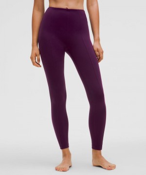 Κολαν Lululemon SmoothCover Back-Cutout High-Rise Tight 28" γυναικεια μωβ | Greece-7082569