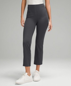 Παντελονι Lululemon Smooth Fit Pull-On High-Rise Cropped γυναικεια βαθυ γκρι | Greece-8254713