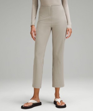 Παντελονι Lululemon Smooth Fit Pull-On High-Rise Cropped γυναικεια γκρι | Greece-3415678