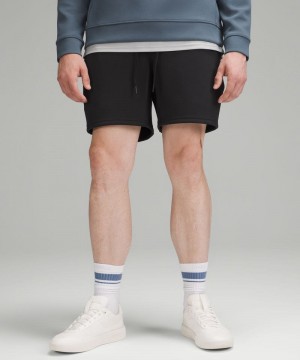 Σορτσ Lululemon Smooth Spacer 7" ανδρικα μαυρα | Greece-8609254