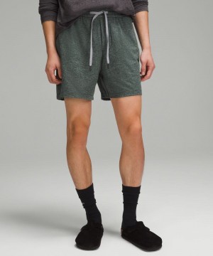 Σορτσ Lululemon Soft Jersey 5" ανδρικα πρασινο σκούρο | Greece-3672594