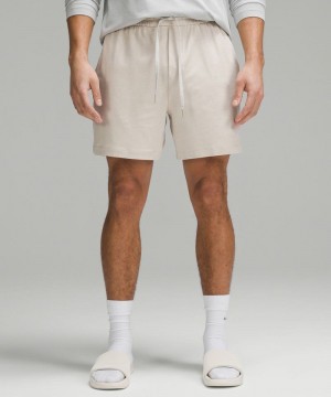 Σορτσ Lululemon Soft Jersey 5" ανδρικα καφε Μπεζ | Greece-7291534