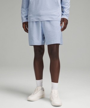 Σορτσ Lululemon Soft Jersey 5" ανδρικα μπλε μπλε Μπεζ | Greece-0845627