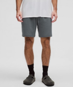 Σορτσ Lululemon Soft Jersey 7" ανδρικα γκρι | Greece-0156349