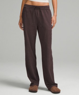 Παντελονι Lululemon Soft Jersey Straight-Leg Mid-Rise Short γυναικεια σκούρο | Greece-8325197